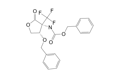 (4-S,3-R)-(4-BENZYLOXY-2-OXO-3-TRIFLUOROMETHYLTETRAHYDROFURAN-3-YL)-CARBAMIC-ACID-BENZYLESTER