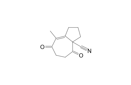 3a(1H)-Azulenecarbonitrile, 2,3,4,5,6,7-hexahydro-8-methyl-4,7-dioxo-