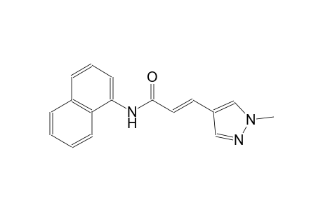 (2E)-3-(1-methyl-1H-pyrazol-4-yl)-N-(1-naphthyl)-2-propenamide