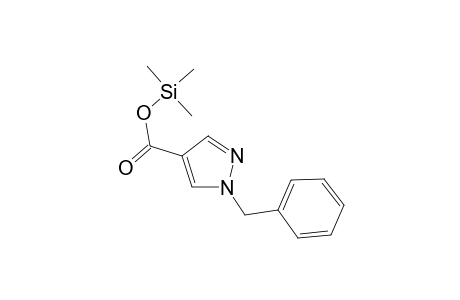 1-Benzyl-1H-pyrazole-4-carboxylic acid, tms derivative