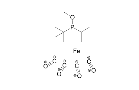 Iron tert-butyl-isopropyl-methoxy-phosphane tetracarbonyl