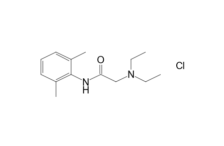 Acetamide, 2-(diethylamino)-N-(2,6-dimethylphenyl)-, monohydrochloride