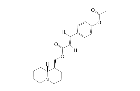 (+)-(TRANS-4'-ACETOXYCINNAMOYL)-EPILUPININE