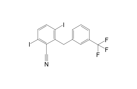 3,6-Diiodo-2-(3-(trifluoromethyl)benzyl)benzonitrile