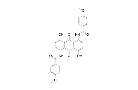 1,5-Bis(p-anisoylamino)-4,8-dihydroxyanthrachinon