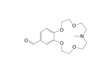 N-Methyl-10-aza-1,4,7,13-tetraoxa-2,3-(4'-formylbenzo)cyclopentadec-2-ene