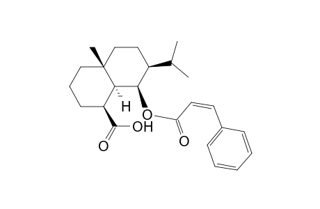 1-Naphthalenecarboxylic acid, decahydro-4a-methyl-7-(1-methylethyl)-8-[(1-oxo-3-phenyl-2-propenyl)oxy]-, [1S-(1.alpha.,4a.alpha.,7.alpha.,8.alpha.,8a.beta.)]-