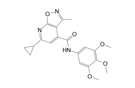 isoxazolo[5,4-b]pyridine-4-carboxamide, 6-cyclopropyl-3-methyl-N-(3,4,5-trimethoxyphenyl)-