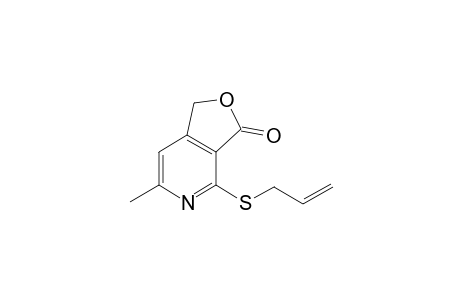 Furo[3,4-c]pyridin-3(1H)-one, 6-methyl-4-(2-propenylthio)-