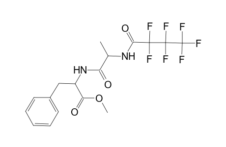 L-Phenylalanine, N-[N-(2,2,3,3,4,4,4-heptafluoro-1-oxobutyl)-L-alanyl]-, methyl ester