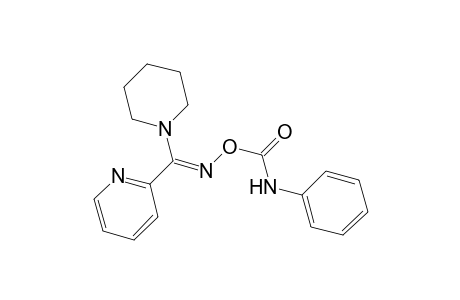 Piperidine, 1-[[[[(phenylamino)carbonyl]oxy]imino]2-pyridinylmethyl]-