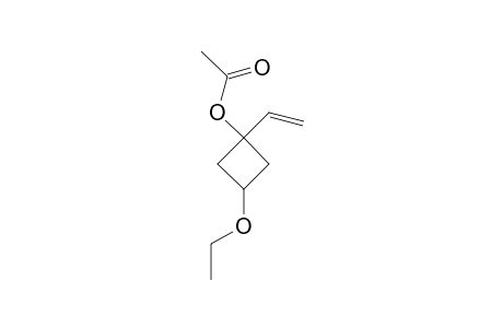 3-Ethoxy-1-vinylcyclobutyl acetate
