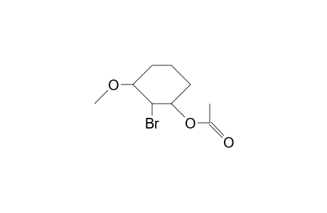 cis-3-Acetoxy-2-bromo-1-methoxycyclohexan