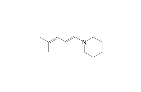 1-(4-Methylpenta-1,3-dien-1-yl)piperidine