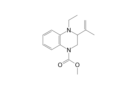 3-Isopropenyl-1-(methoxycarbonyl)-4-ethyl-1,2,3,4-tetrahydroquinoxaline