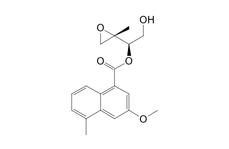 (2R,3S)-3,4-Epooxy-1-hydroxy-3-methylbutan-2-yl 3-methoxy-5-methyl-1-naphthoate