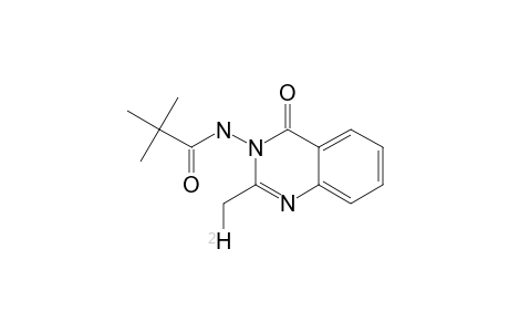 2-[2H1]-METHYL-3-PIVALOYL-AMINOQUINAZOLINE-4(3H)-ONE;ISOMER-B