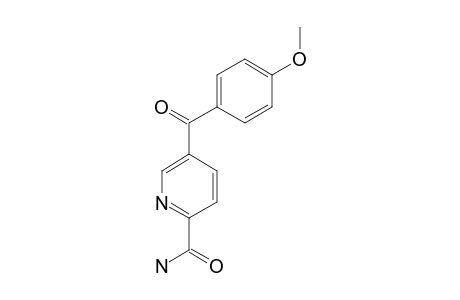 5-(4-METHOXYBENZOYL)-PYRIDINE-2-CARBOXAMIDE