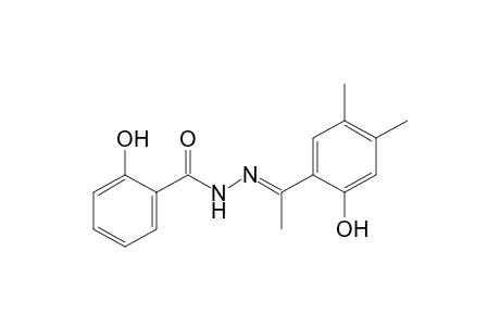 salicylic acid, (alpha,4,5-trimethylsalicylidene)hydrazide