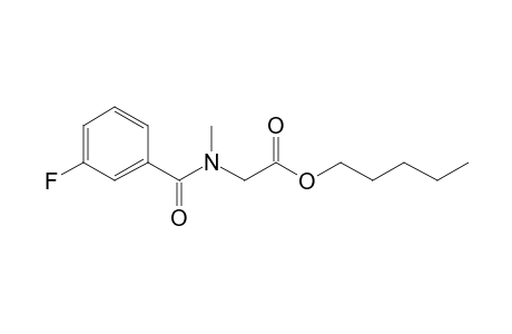 Sarcosine, N-(3-fluorobenzoyl)-, pentyl ester