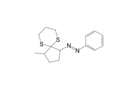 N-[3'-methylspiro[1,3-dithiane-2,1'-cyclopentan-2'-yl]]-N'-phenylhydrazone
