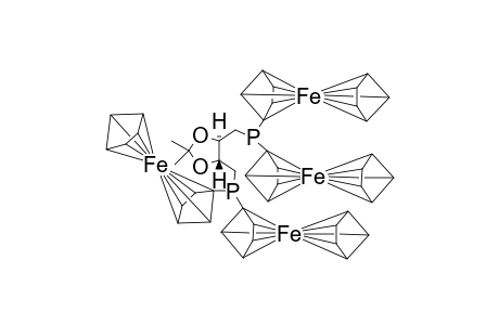 Trans-4,5-bis[(Diferrocenyl-phosphino)methyl]-2,2-dimethyl-1,3-dioxolane