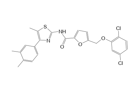 5-[(2,5-dichlorophenoxy)methyl]-N-[4-(3,4-dimethylphenyl)-5-methyl-1,3-thiazol-2-yl]-2-furamide