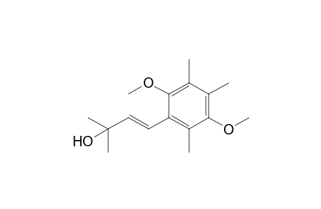 4-(2',5'-Dimethoxy-3',4',6'-trimethylphenyl)-2-methyl-3-buten-2-ol
