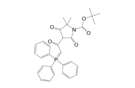 N-tert-Butoxycarbonyl-5,5-dimethyl-3-[(triphenylphosphoranylidene)acetyl]pyrrolidine-2,4-dione