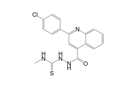 2-{[2-(4-chlorophenyl)-4-quinolinyl]carbonyl}-N-methylhydrazinecarbothioamide