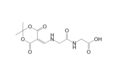 [({[(2,2-dimethyl-4,6-dioxo-1,3-dioxan-5-ylidene)methyl]amino}acetyl)amino]acetic acid
