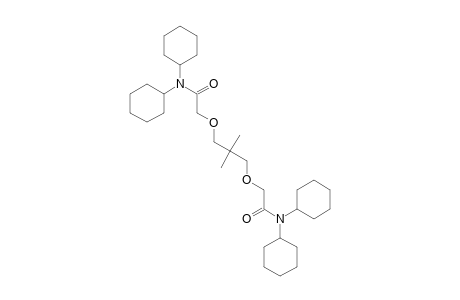 N,N-Dicyclohexyl-2-(3-[2-(dicyclohexylamino)-2-oxoethoxy]-2,2-dimethylpropoxy)acetamide