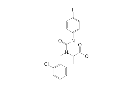 N-4-FLUOROPHENYLUREIDO-N-2-CHLOROBENZYL-L-ALANINE