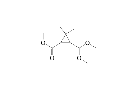 Methyl 3-(dimethoxymethyl)-2,2-dimethylcyclopropanecarboxylate,mixture of cis and trans