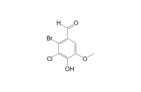 6-bromo-5-chlorovanillin