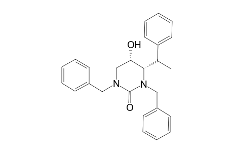 (4S,5S)-1,3-Dibenzyl-5-hydroxy-4-(1-phenyl-ethyl)-tetrahydro-pyrimidin-2-one