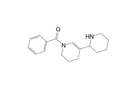 Pyridine, 1-benzoyl-1,2,3,4-tetrahydro-5-(2-piperidinyl)-