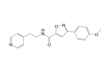 3-(4-Methoxyphenyl)-N-[2-(pyridin-4-yl)ethyl]-1,2-oxazole-5-carboxamide