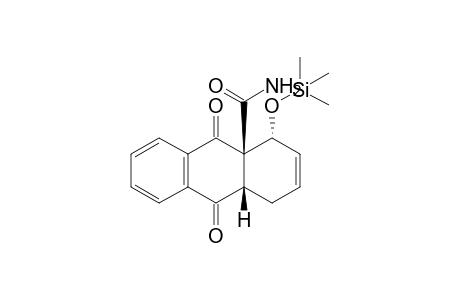 (4R,4aR,9aS)-9,10-bis(oxidanylidene)-4-trimethylsilyloxy-4,9a-dihydro-1H-anthracene-4a-carboxamide