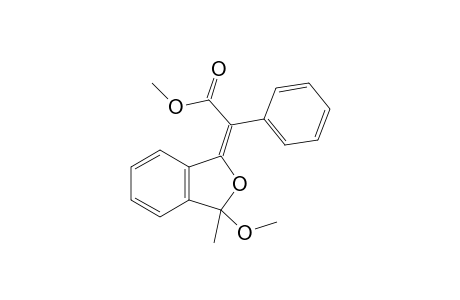 (E)-3-Methoxy-1-[(methoxycarbonyl)(phenyl)methylene]-3-methyl-1,3-dihydroisobenzofuran