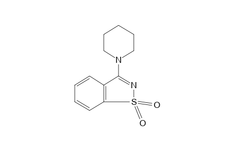 3-PIPERIDINO-1,2-BENZISOTHIAZOLE, 1,1-DIOXIDE
