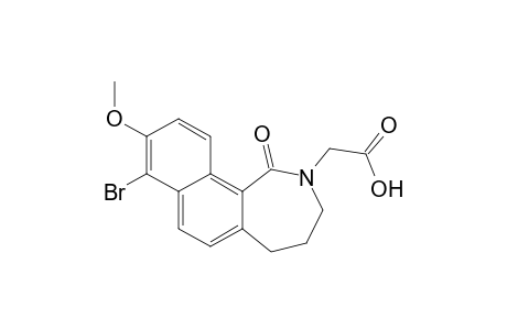 2H-Naphth[1,2-c]azepine-2-acetic acid, 8-bromo-1,3,4,5-tetrahydro-9-methoxy-1-oxo-