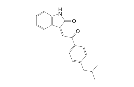 (3Z)-3-[2-(4-isobutylphenyl)-2-oxoethylidene]-1,3-dihydro-2H-indol-2-one