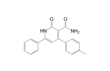 1,2-dihydro-4-(4-methylphenyl)-6-phenyl-2-oxo-3-pyridine-carboxamide