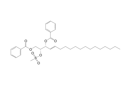 (2R,3R,4E)-1,3-Di-O-benzoyl-2-O-methylsulfonyloctadec-4-ene-1,2,3-triol