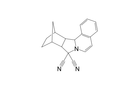 8,8-Dicyano-8a,13a,13b-trihydroisoquinolino[1,2-a]pyrro[3,4-b]bicyclo[2.2.1]heptane