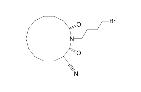 1-(4'-BROMOBUTYL)-2,14-DIOXO-1-AZACYCLOTETRADECANE-3-CARBONITRILE