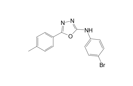 N-(4-Bromophenyl)-5-(4-methylphenyl)-1,3,4-oxadiazol-2-amine