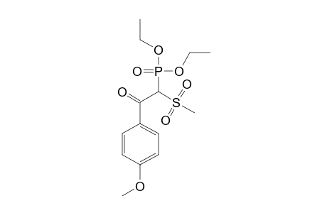 DIETHYL-1-METHYLSULFONYL-2-OXO-2-(4'-METHOXYPHENYL)-ETHYLPHOSPHONATE