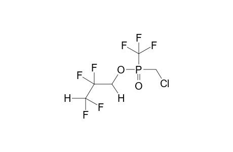 O-(1,1,3-TRIHYDROPERFLUOROPROPYL)CHLOROMETHYLTRIFLUOROMETHYLPHOSPHINATE